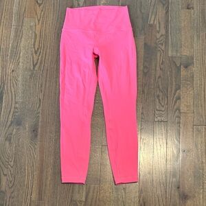 Vibrant Pink High-Waisted Leggings